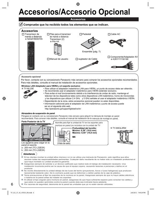 Manual de usuario TC-L32E5X - Panasonic