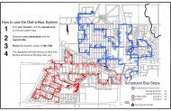 a detailed map of the bus route.