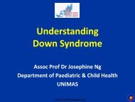 Understanding Down Syndrome - Agape Centre Sibu