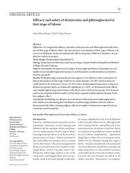 Efficacy and safety of drotaverine and phloroglucinol in first stage of ...