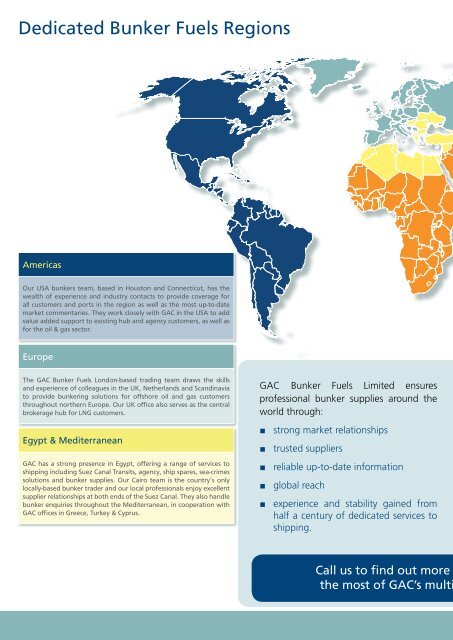 GAC Bunker Fuels Limited Harnessing the power of information and ...