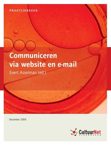 Communiceren via website en e-mail - CultuurNet Vlaanderen