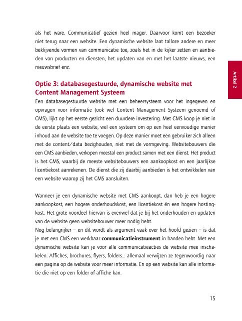 Communiceren via website en e-mail - CultuurNet Vlaanderen