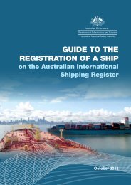Guide to the ReGistRation of a ship - Australian Maritime Safety ...