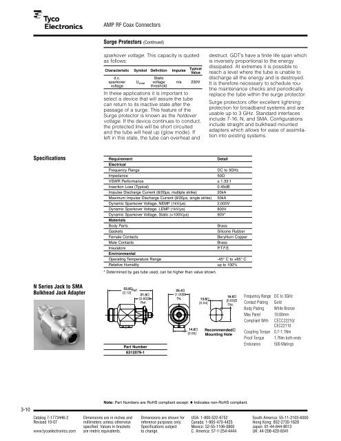 3RF Coax Connectors