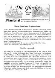 Pfarrbrief - DIE GLOCKE - (Pdf-Datei) - Pastoraler Raum Eltville