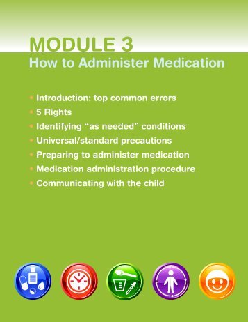 Module 3: How to Administer Medication - Healthy Child Care America