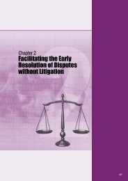 Facilitating the Early Resolution of Disputes without Litigation