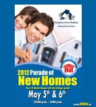 Parade of New Homes Builder Profiles - Kingston Home Builders