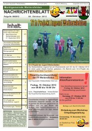 NACHRICHTENBLATT - Weitersfelden