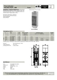 Flow Indicator Novaflux NJV-...GM - PVL Ltd