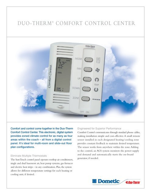 DUO-THERMÂ® COMFORT CONTROL CENTER - SALT Service Inc