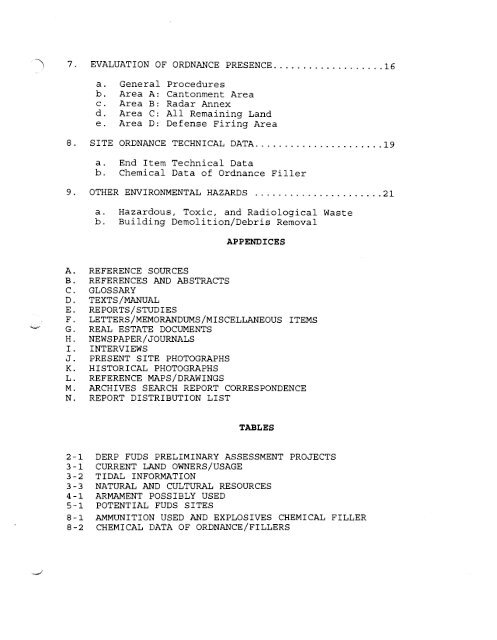 Jenner Radar Site B-76 Archives Search Report ... - Corpsfuds.org