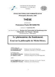 F.P. De Sanctis - Le phénomène du fondement