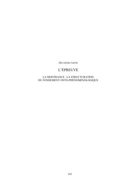 F.P. De Sanctis - Le phénomène du fondement