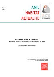 L'accession, Ã  quel prix - Anil