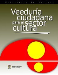 VeedurÃ­as Ciudadanas Sector Cultura.p65 - sinic