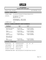 MSDS - The Andersons