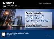 Pay for results (PDF) - Mercer Signature Events