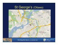 St George's (Ottawa) - Anglican Network in Canada