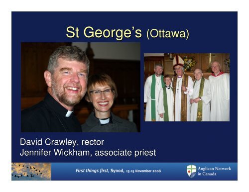 St George's (Ottawa) - Anglican Network in Canada
