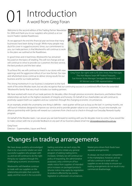 Trading Partner News - Woolworths wowlink