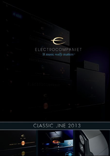 Prospekt Classic-Line 2013 - Electrocompaniet