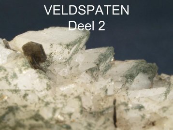VELDSPATEN Deel 2 - Mineral Collectors Page