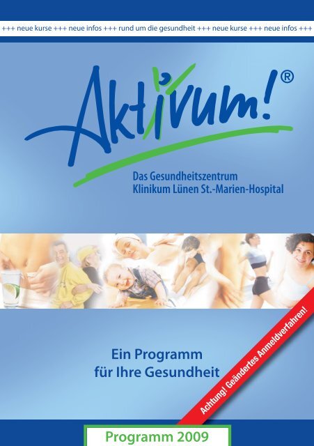 Ein Programm für Ihre Gesundheit Programm 2009 - Aktivum