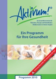 Ein Programm Für Ihre Gesundheit - Aktivum