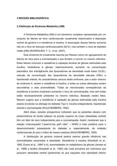 NUTRIÇÃO E SINDROME METABOLICA ... - Nutritotal