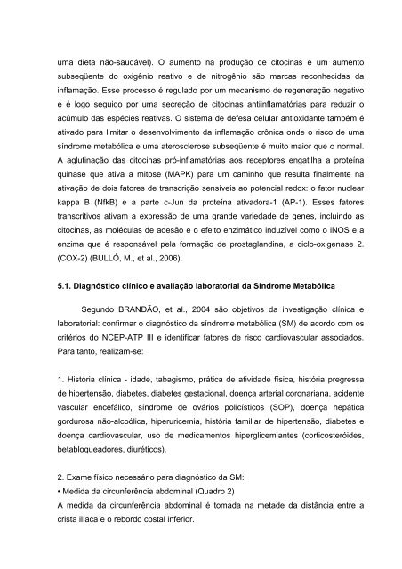 NUTRIÇÃO E SINDROME METABOLICA ... - Nutritotal