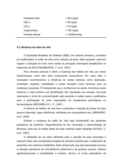 NUTRIÇÃO E SINDROME METABOLICA ... - Nutritotal