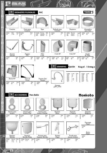 Page 1 32 p Ã¡ g DESAGÃES PLUVIALES PVC > C a n a l e t a ...