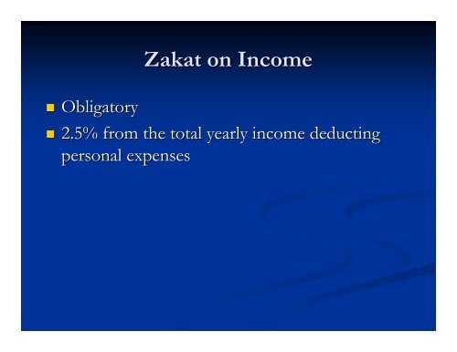 Conceptual Framework of Zakat