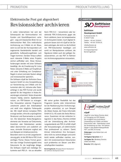 â€žWer Folgekosten beachtet, reduziert das Risikoâ€œ - Midrange Magazin