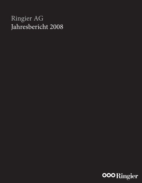 Ringier AG, Jahresbericht 2008