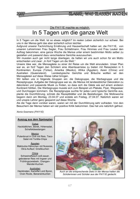 Kontakte 2007 (PDF) - LFS – Liebfrauenschule Geldern