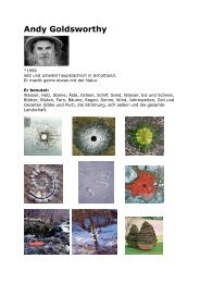 Andy Goldsworthy - Max-Brauer-Schule