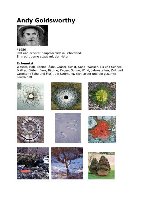 Andy Goldsworthy - Max-Brauer-Schule