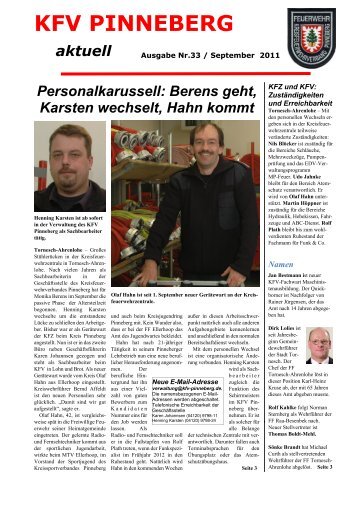 Personalkarussell: Berens geht, Karsten wechselt, Hahn kommt