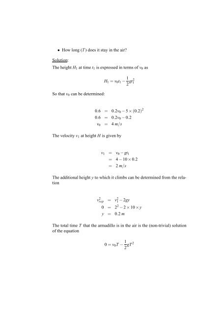 Physics 123 Quizes and Examinations Spring 2007 Porter Johnson ...