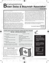 DÃ©cembre - Canadian Brown Swiss & Braunvieh Association