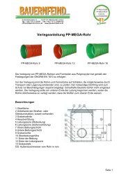 Datenblatt PP-MEGA-Rohr