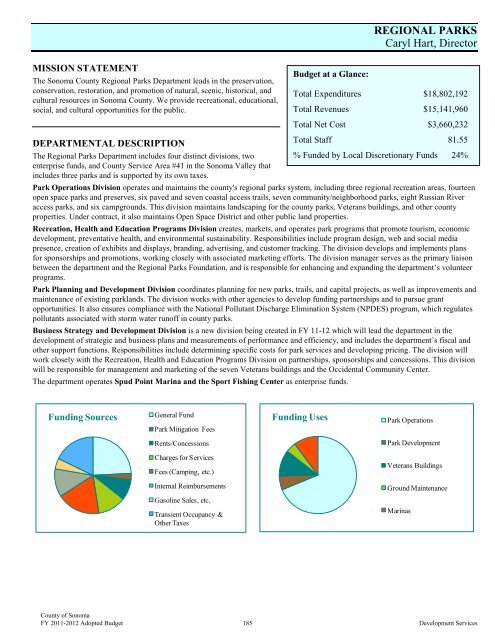 Fiscal Year 2011-2012 Adopted Budget - County of Sonoma