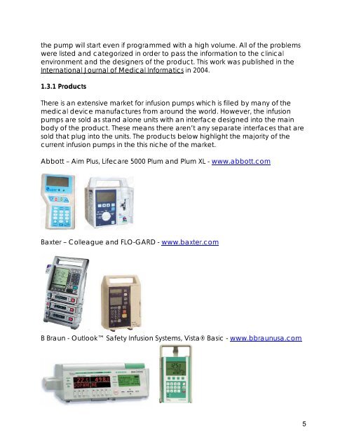 Accessible Infusion Pump User-Interface - Biomedical Engineering ...