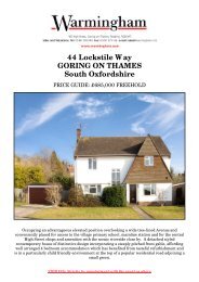 44 Lockstile Way GORING ON THAMES South ... - Warmingham