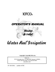 Download Operator Manual - Kifco