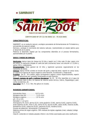 SANIROOT - AMC Chemical