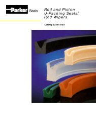 Rod & Piston U-packing Seals, Rod Wipers - Darcoid
